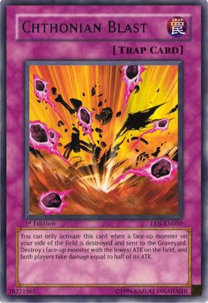 Chthonian Blast (EEN-EN050) - Elemental Energy 1st Edition