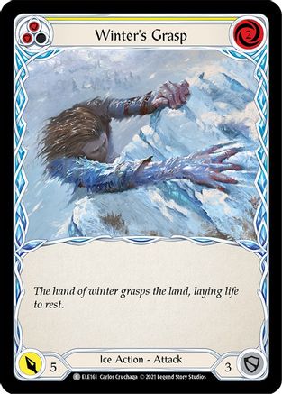 Winter's Grasp (Yellow) [ELE161] (Tales of Aria)  1st Edition Normal