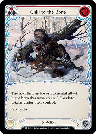 Chill to the Bone (Red) [U-ELE163] (Tales of Aria Unlimited)  Unlimited Rainbow Foil