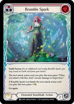 Bramble Spark (Red) [ELE085] (Tales of Aria)  1st Edition Normal