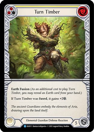 Turn Timber (Yellow) [U-ELE011] (Tales of Aria Unlimited)  Unlimited Normal
