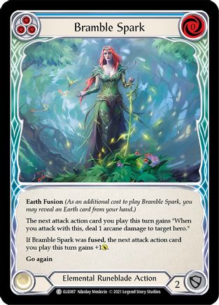 Bramble Spark (Blue) [U-ELE087] (Tales of Aria Unlimited)  Unlimited Normal
