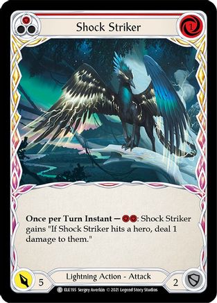 Shock Striker (Red) [ELE195] (Tales of Aria)  1st Edition Normal