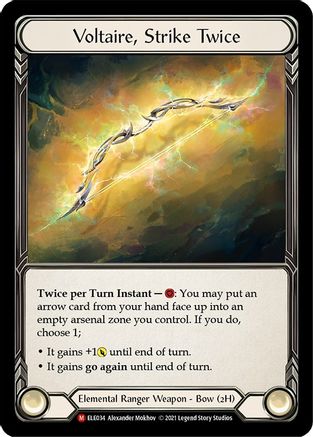Voltaire, Strike Twice [U-ELE034] (Tales of Aria Unlimited)  Unlimited Rainbow Foil