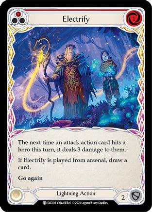 Electrify (Red) [ELE198] (Tales of Aria)  1st Edition Rainbow Foil