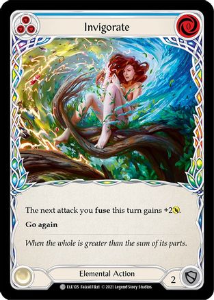 Invigorate (Blue) [ELE105] (Tales of Aria)  1st Edition Normal