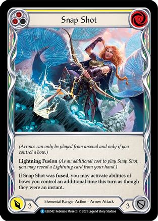 Snap Shot (Yellow) [ELE042] (Tales of Aria)  1st Edition Normal