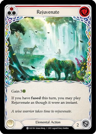 Rejuvenate (Red) [ELE106] (Tales of Aria)  1st Edition Rainbow Foil