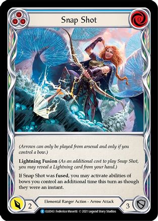 Snap Shot (Blue) [U-ELE043] (Tales of Aria Unlimited)  Unlimited Rainbow Foil