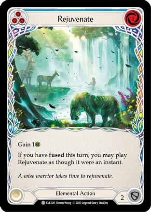 Rejuvenate (Blue) [U-ELE108] (Tales of Aria Unlimited)  Unlimited Normal
