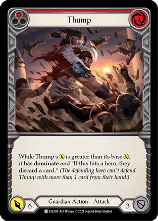 Thump (Red) [ELE209] (Tales of Aria)  1st Edition Normal