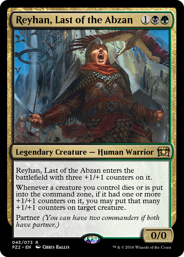 Reyhan, Last of the Abzan (PZ2-043) - Treasure Chest Foil
