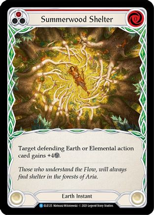 Summerwood Shelter (Red) [ELE125] (Tales of Aria)  1st Edition Normal