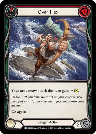 Over Flex (Red) [U-ELE219] (Tales of Aria Unlimited)  Unlimited Rainbow Foil