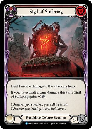 Sigil of Suffering (Red) [U-ELE227] (Tales of Aria Unlimited)  Unlimited Normal