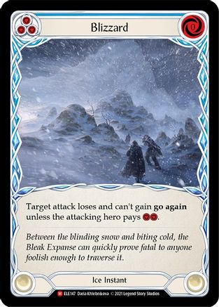 Blizzard [U-ELE147] (Tales of Aria Unlimited)  Unlimited Rainbow Foil