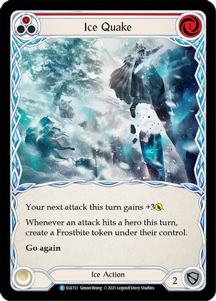 Ice Quake (Red) [U-ELE151] (Tales of Aria Unlimited)  Unlimited Normal