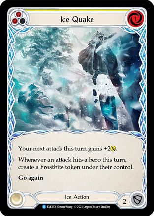 Ice Quake (Yellow) [U-ELE152] (Tales of Aria Unlimited)  Unlimited Normal