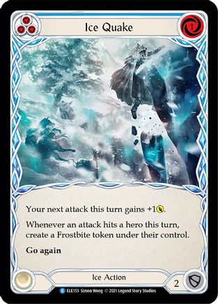 Ice Quake (Blue) [U-ELE153] (Tales of Aria Unlimited)  Unlimited Normal