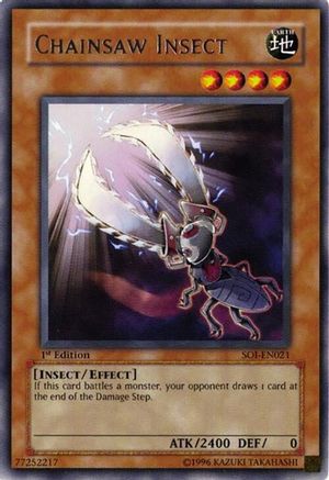 Chainsaw Insect (SOI-EN021) - Shadow of Infinity 1st Edition