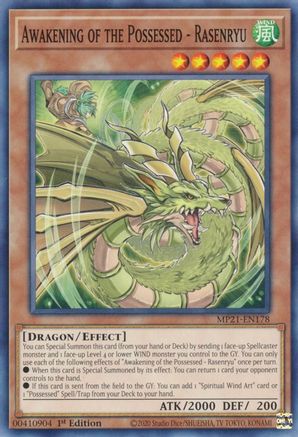 Awakening of the Possessed - Rasenryu (MP21-EN178) - 2021 Tin of Ancient Battles 1st Edition