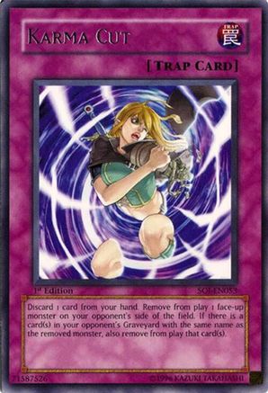 Karma Cut (SOI-EN053) - Shadow of Infinity Unlimited