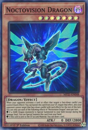 Noctovision Dragon (MP21-EN048) - 2021 Tin of Ancient Battles 1st Edition
