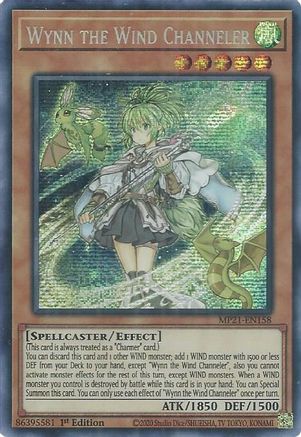 Wynn the Wind Channeler (MP21-EN158) - 2021 Tin of Ancient Battles 1st Edition