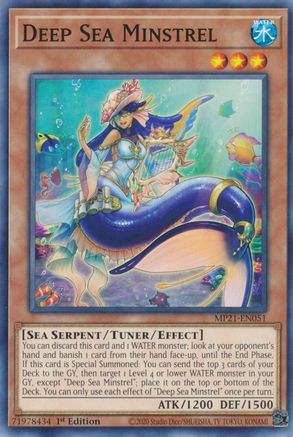 Deep Sea Minstrel (MP21-EN051) - 2021 Tin of Ancient Battles 1st Edition
