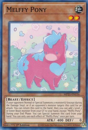 Melffy Pony (MP21-EN116) - 2021 Tin of Ancient Battles 1st Edition