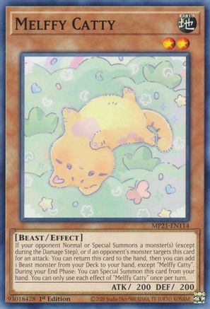 Melffy Catty (MP21-EN114) - 2021 Tin of Ancient Battles 1st Edition