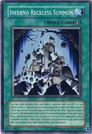 Inferno Reckless Summon (DP2-EN025) - Duelist Pack 2: Chazz Princeton Unlimited
