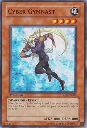 Cyber Gymnast (EOJ-EN006) - Enemy of Justice 1st Edition