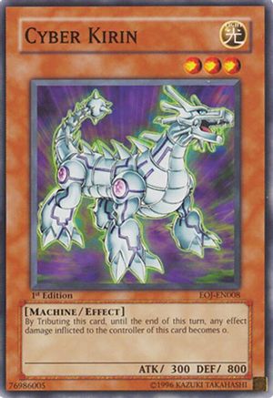 Cyber Kirin (EOJ-EN008) - Enemy of Justice 1st Edition