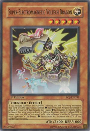 Super-Electromagnetic Voltech Dragon (EOJ-EN031) - Enemy of Justice Unlimited