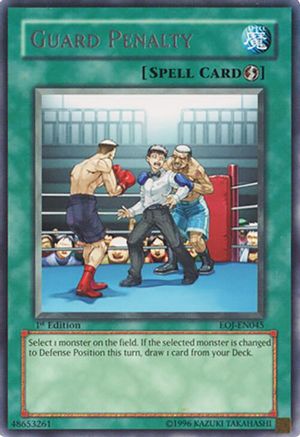 Guard Penalty (EOJ-EN045) - Enemy of Justice 1st Edition