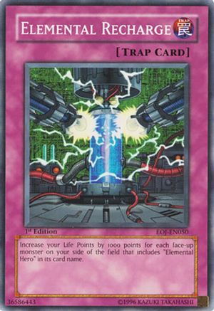 Elemental Recharge (EOJ-EN050) - Enemy of Justice 1st Edition