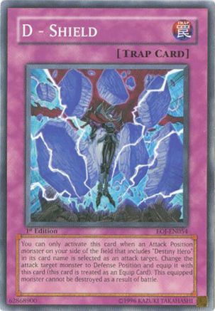 D - Shield (EOJ-EN054) - Enemy of Justice 1st Edition