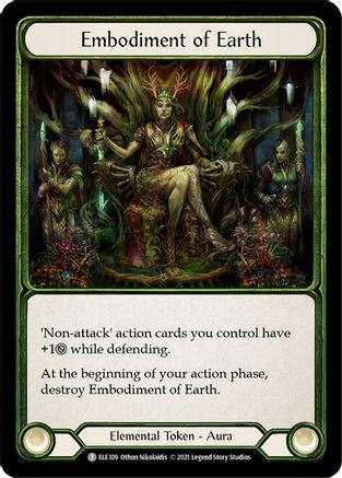 Embodiment of Earth // Embodiment of Lightning [ELE109] (Tales of Aria)  1st Edition Normal