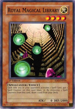 Royal Magical Library (SD6-EN010) - Structure Deck: Spellcaster's Judgment 1st Edition