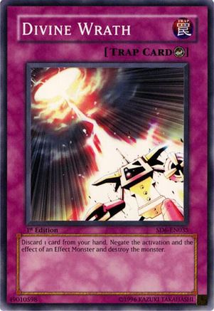 Divine Wrath (SD6-EN035) - Structure Deck: Spellcaster's Judgment Unlimited
