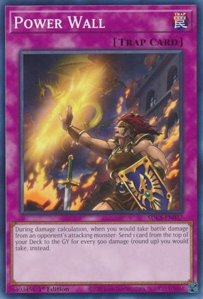 Power Wall (SDCS-EN037) - Structure Deck: Cyber Strike 1st Edition