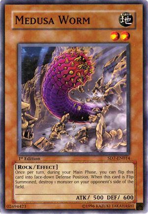 Medusa Worm (SD7-EN014) - Structure Deck: Invincible Fortress 1st Edition