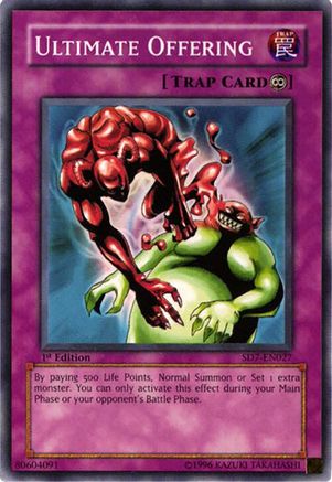 Ultimate Offering (SD7-EN027) - Structure Deck: Invincible Fortress Unlimited