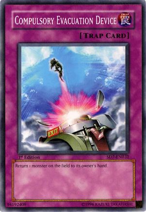 Compulsory Evacuation Device (SD7-EN032) - Structure Deck: Invincible Fortress Unlimited