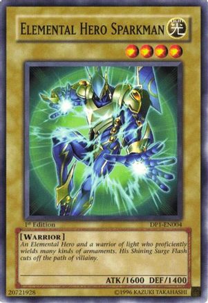 Elemental Hero Sparkman (DP1-EN004) - Duelist Pack 1: Jaden Yuki 1st Edition
