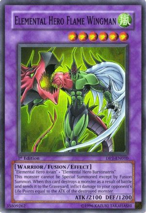 Elemental HERO Flame Wingman (DP1-EN010) - Duelist Pack 1: Jaden Yuki Unlimited