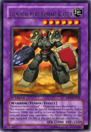 Elemental Hero Rampart Blaster (DP1-EN012) - Duelist Pack 1: Jaden Yuki Unlimited