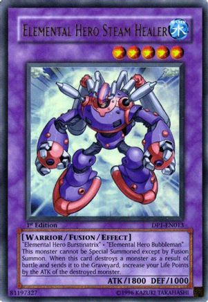 Elemental Hero Steam Healer (DP1-EN013) - Duelist Pack 1: Jaden Yuki Unlimited