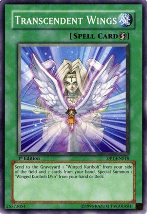 Transcendent Wings (DP1-EN018) - Duelist Pack 1: Jaden Yuki 1st Edition